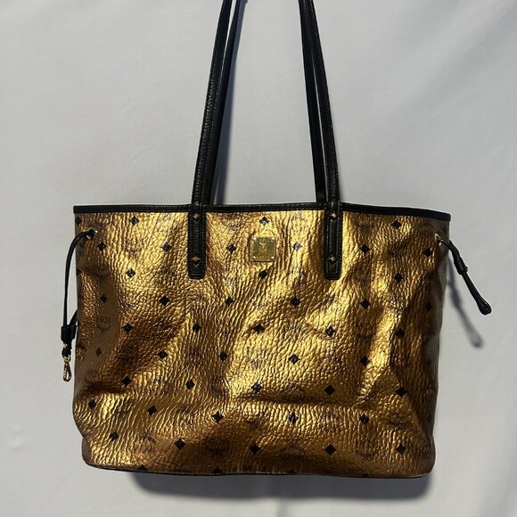 MCM Visetos Metallic Tote - Picture 1 of 15
